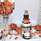 100 Pieces Artificial Foam Rose Flowers Faux Bouquet with Leaves and Stems